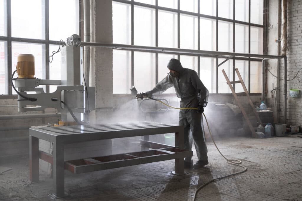 Industrial sandblasting service 2